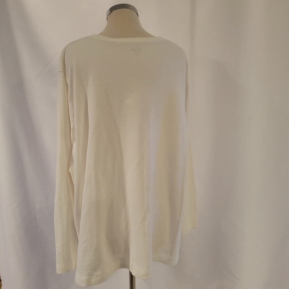 2 Falls Creek 100% Cotton 4X L/S Black and White Tees. - Picture 14 of 14